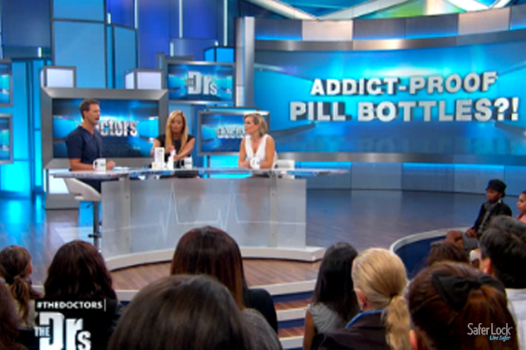 Dr. Travis Stork of The Doctors, asked the question of Safer Lock: Can a Locking Pill Bottle Curb Addiction?