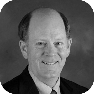 Black and white photo of Dr. Don Hufford
