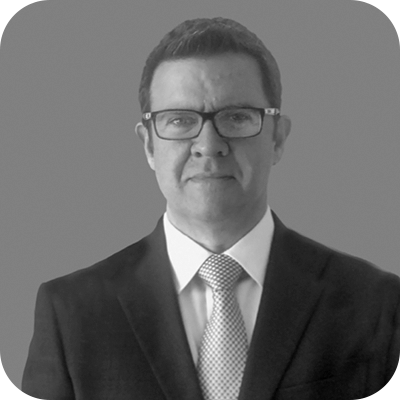 Black and white photo of Edric Engert